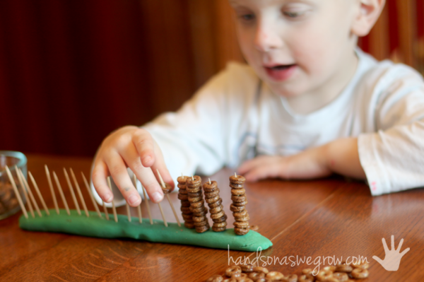 Younger kids that can't do skip counting can use it as an activity for fine motor skills