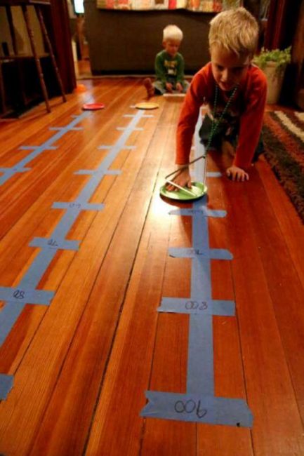 Kindergarten kids will love moving and counting with this simple number place values activity using number lines. Gross motor and math combined is always a win in our house!
