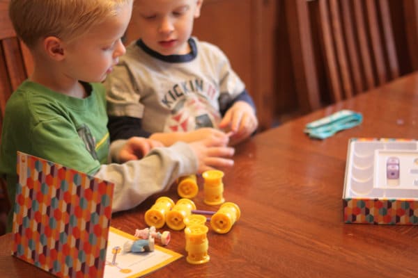 Building with GoldieBlox together