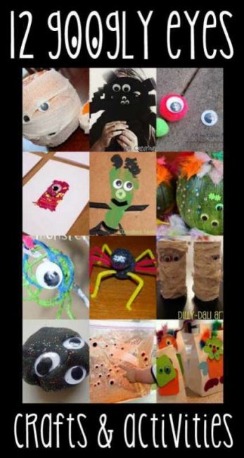 12 Googly Eyes Crafts & Activities for Halloween