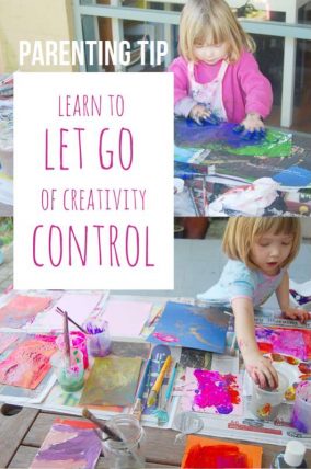 Learning how to let go of creativity control is tricky - but can be done!