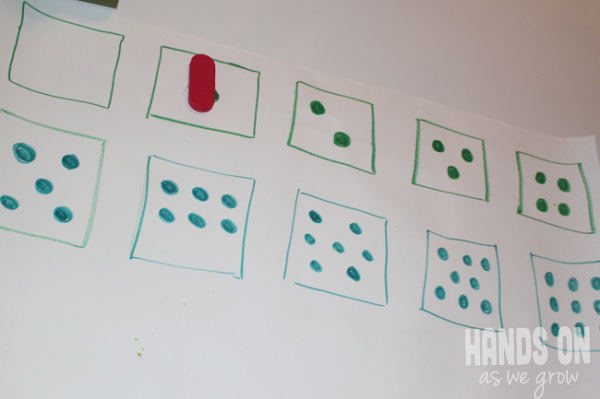 A number scavenger hunt for preschoolers to work on counting