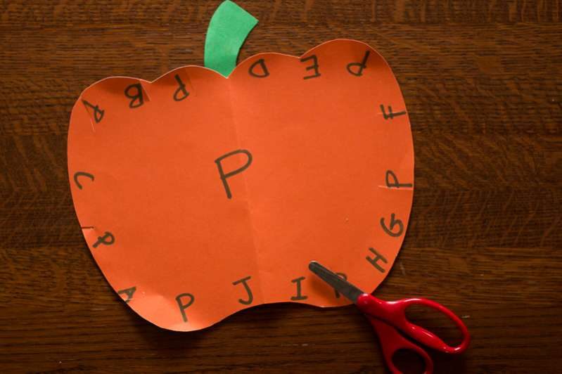 Find the P on the Pumpkin (letter learning and fine motor practice for Fall)