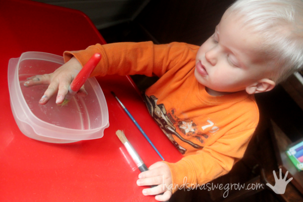 Painting With Water is Fun & Easy for Toddlers