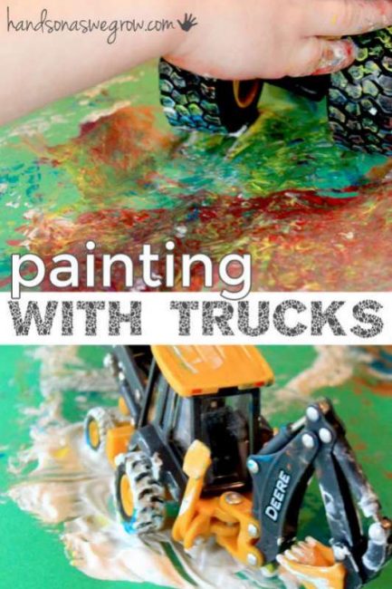 Paint with trucks
