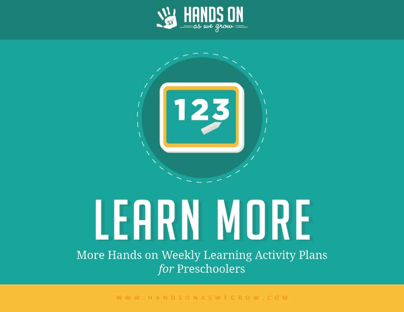 LEARN MORE Sample Weekly Activity Plan - Hands On As We Grow®