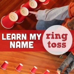 Ring Toss Name Recognition Activity