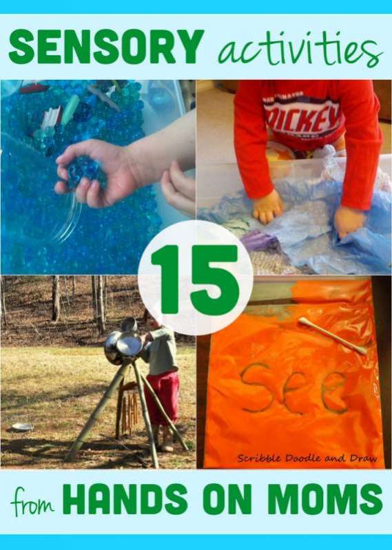 15 quick sensory activities from hands on moms