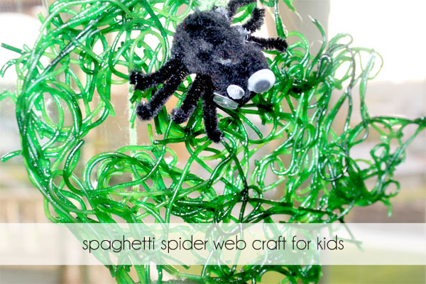 spaghetti-spider-web-craft-for-kids