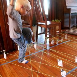 Match The Numbers Obstacle Course