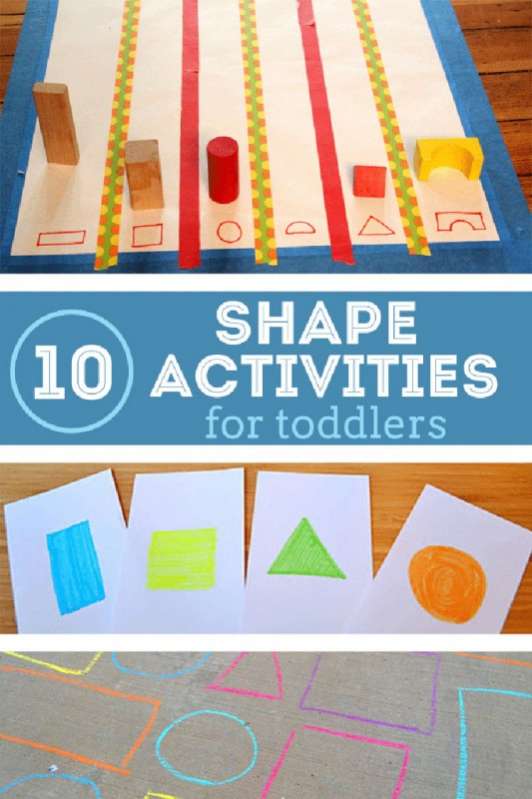 10 Shape Activities for Toddlers! It's Hip to be Square!