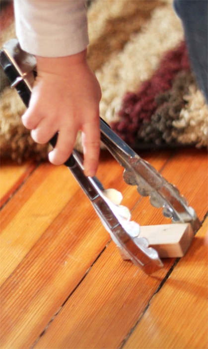 Fine Motor Block Activity for Toddlers