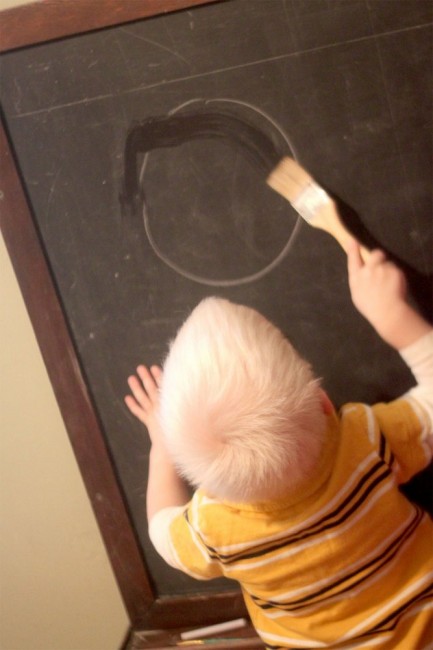 Tracing Letters & Shapes on the Chalkboard