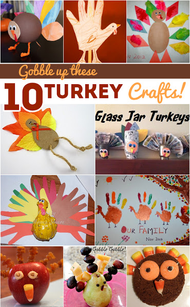 10 Turkey Crafts for Kids