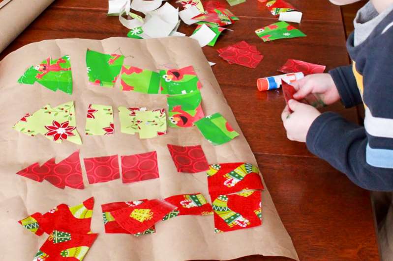 Keep the wrapping paper to do one of these fun holiday activities at Grandma's!